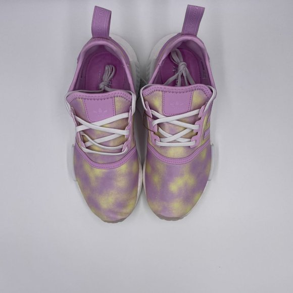 adidas NMD R1 Pink / Lilac / White Womens Shoes - Picture 5 of 8